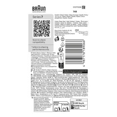 Braun Series 7 74S Barberhoved Sølv
